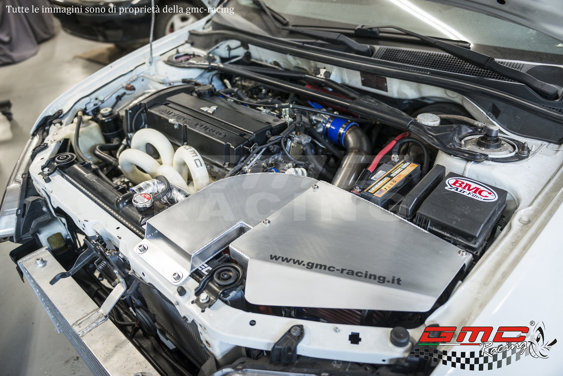 KIT TURBO PER MITSUBISHI LANCER EVO VI-VII-VIII-IX PER POTENZE FINO A 600cv CON WASTEGATE ESTERNA CON RIENTRO WASTEGATE