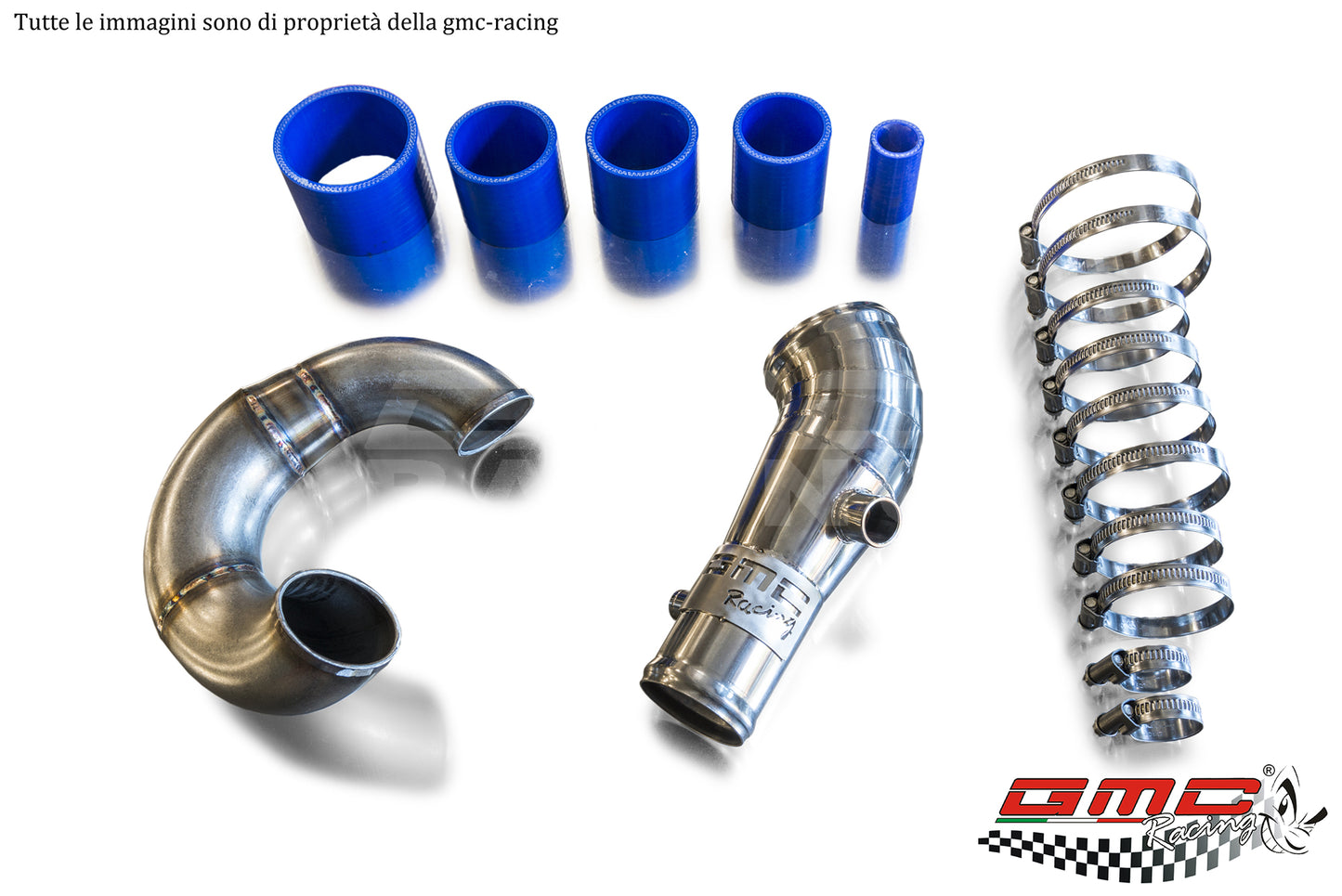 KIT MANICOTTI INOX PER LANCIA DELTA 16V/EVO