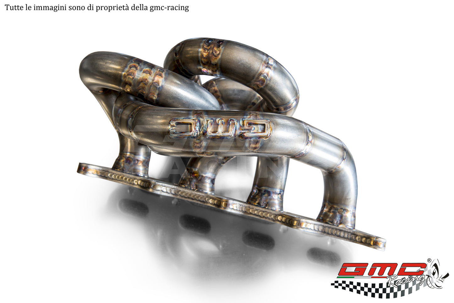 COLLETTORE IN INOX PER 1.4 T-JET ABARTH, FIAT, ALFA E LANCIA CON WASTEGATE ESTERNA CON KIT DOWNPIPE E MANICOTTO ACQUA