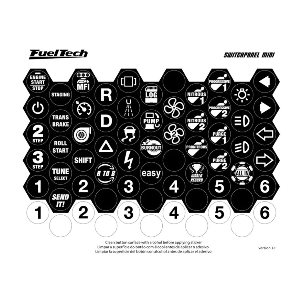 SWITCHPANEL-5 MINI - PANNELLO A 5 PULSANTI RACING