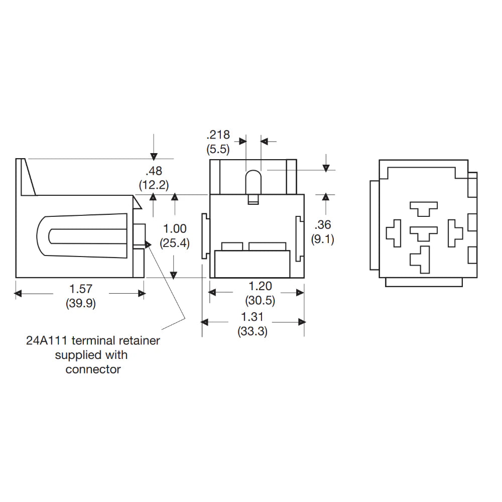 KIT PORTARELÈ AUTOMOTIVE - CONNETTORE A 4 PIN - 5 PIN